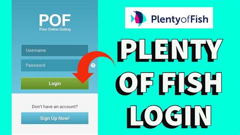 plenty of fish dating site pof login page